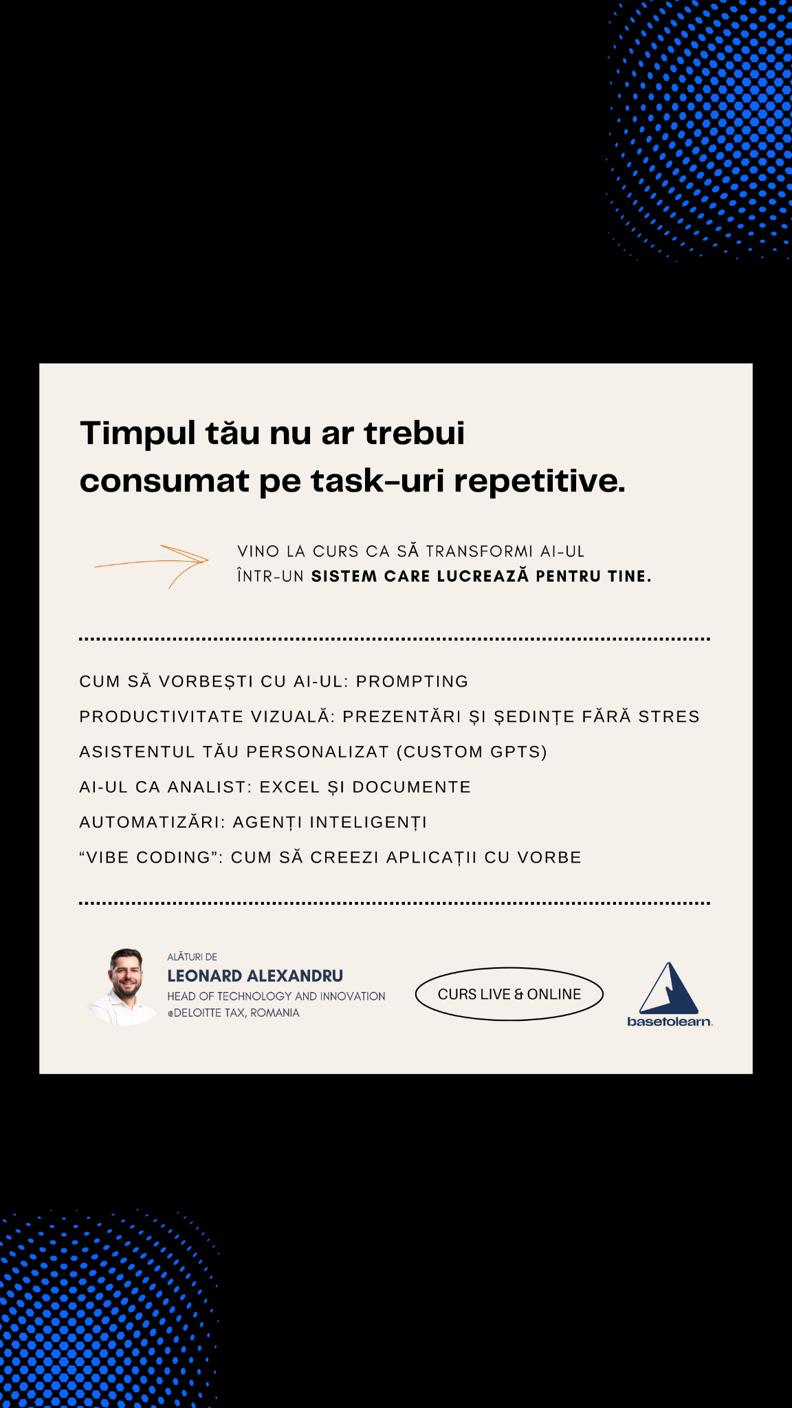 Basetolearn Facebook ad from Apr 1, 2026