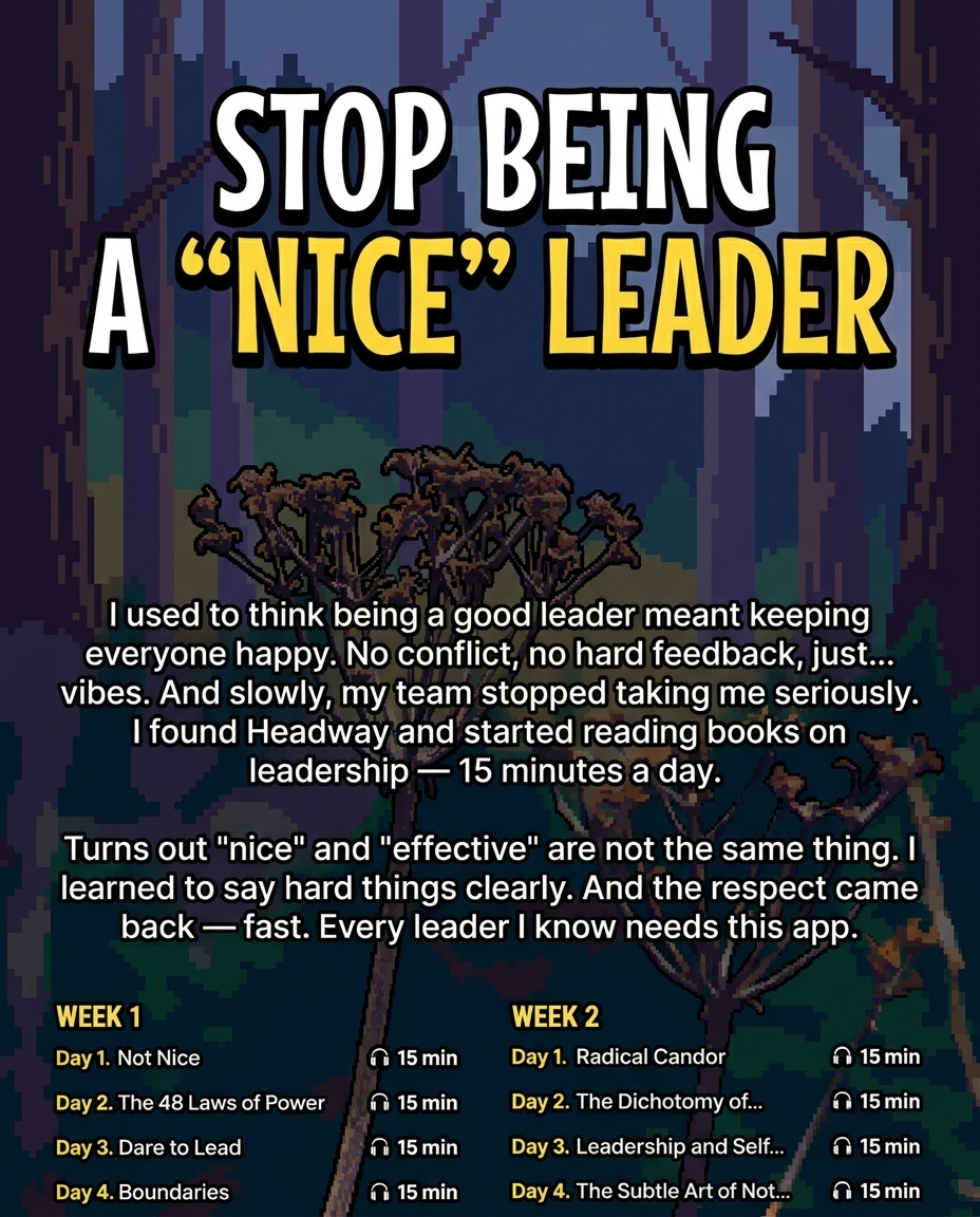 Headway App Facebook ad