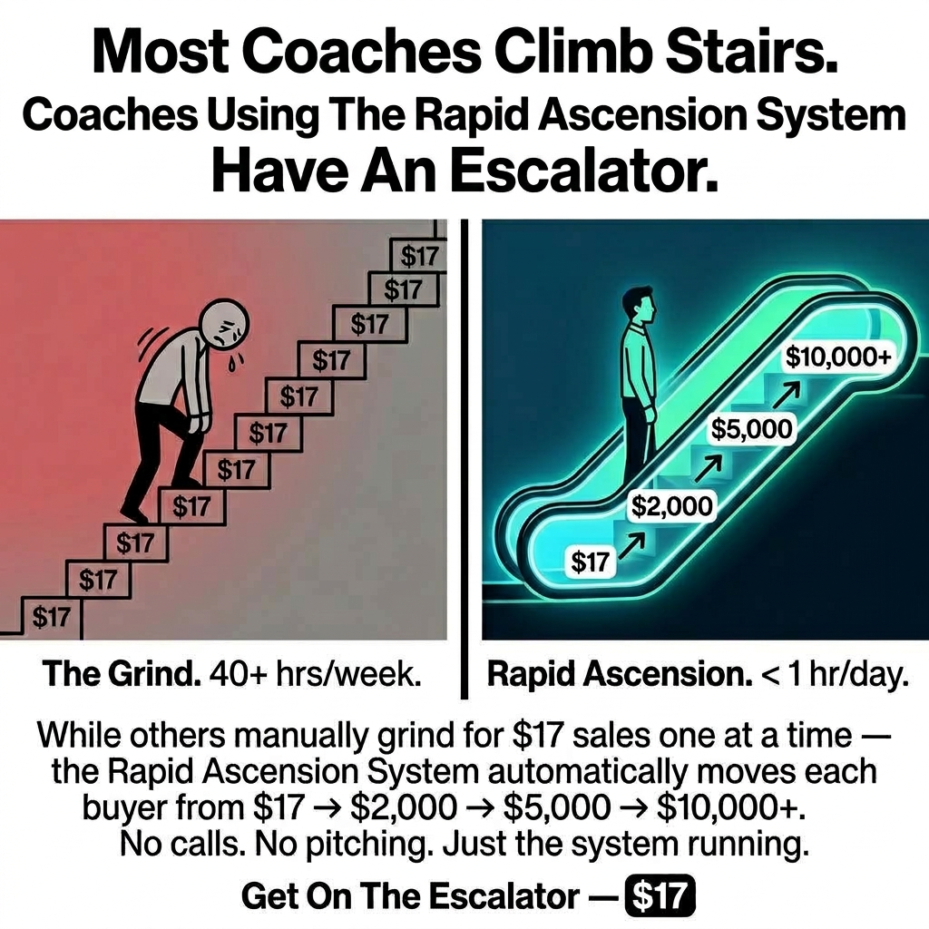 Rapid Ascension System Facebook ad: The Stranger To Buyer System Saving Flatlined Coaching…