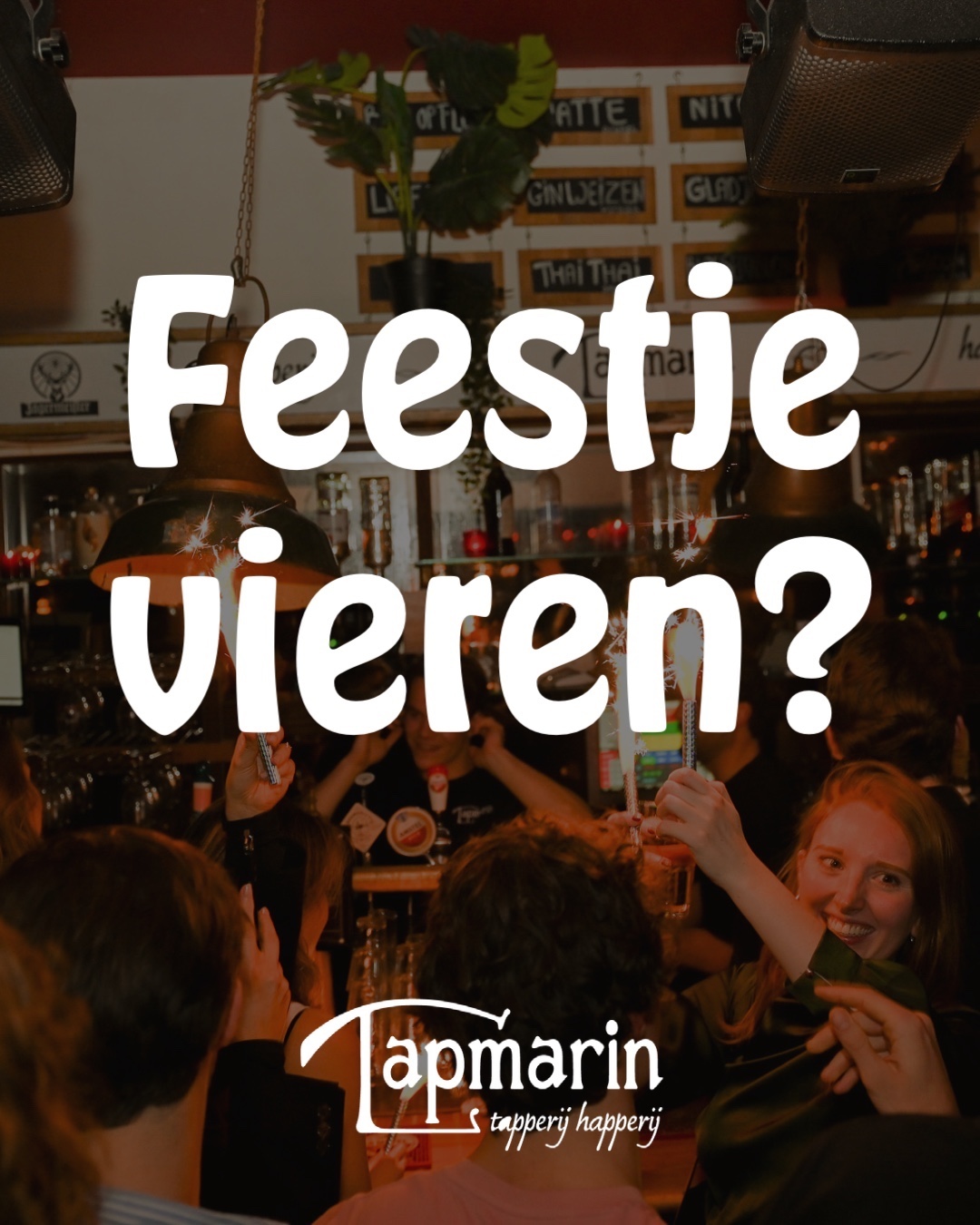 Tapmarin Facebook ad: Iets te vieren?