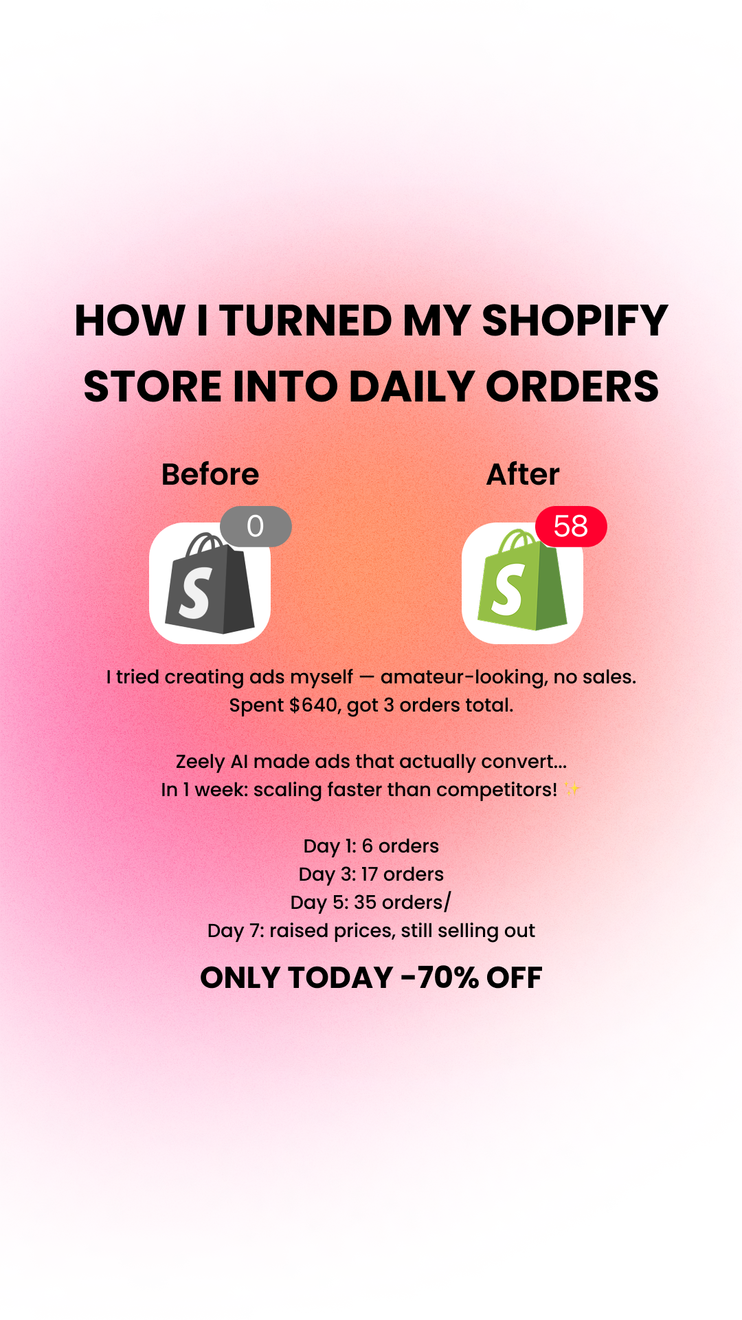 Zeely Facebook ad
