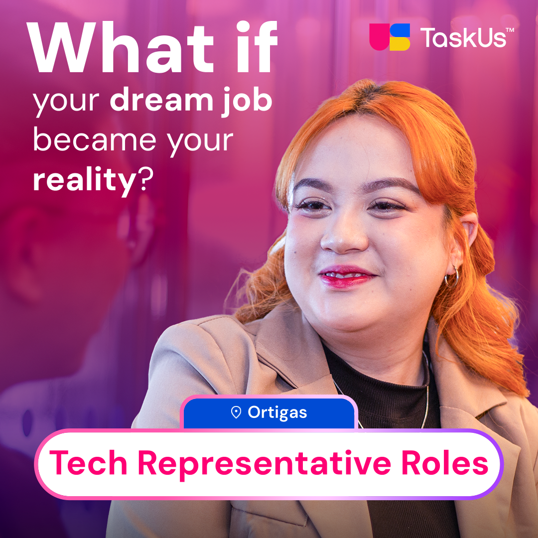 TaskUs Facebook ad