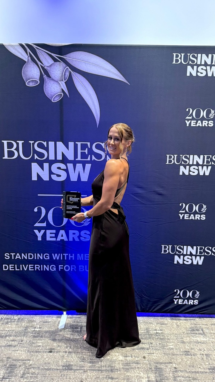 Evolve Psychology Services Facebook ad: OUTSTANDING YOUNG BUSINESS LEADER 2026