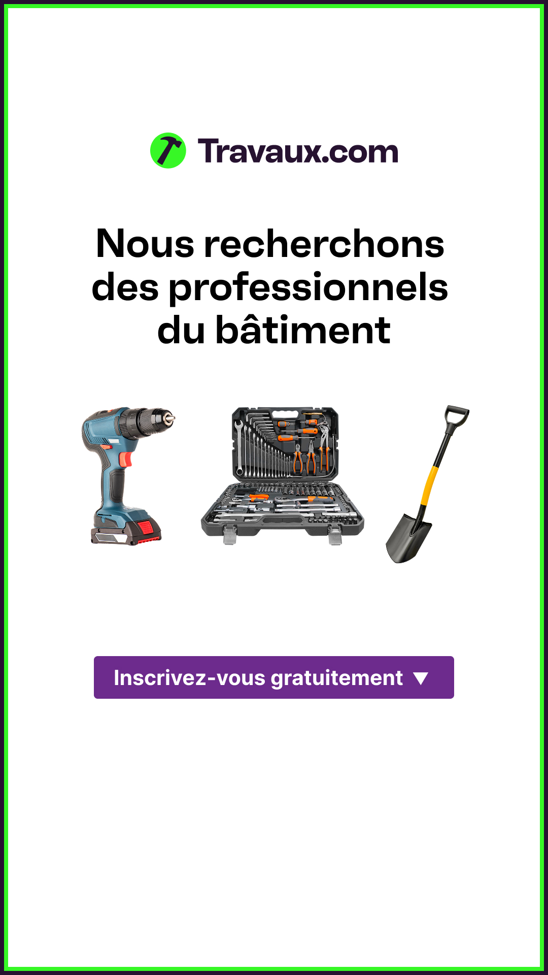 Travaux.com Facebook ad