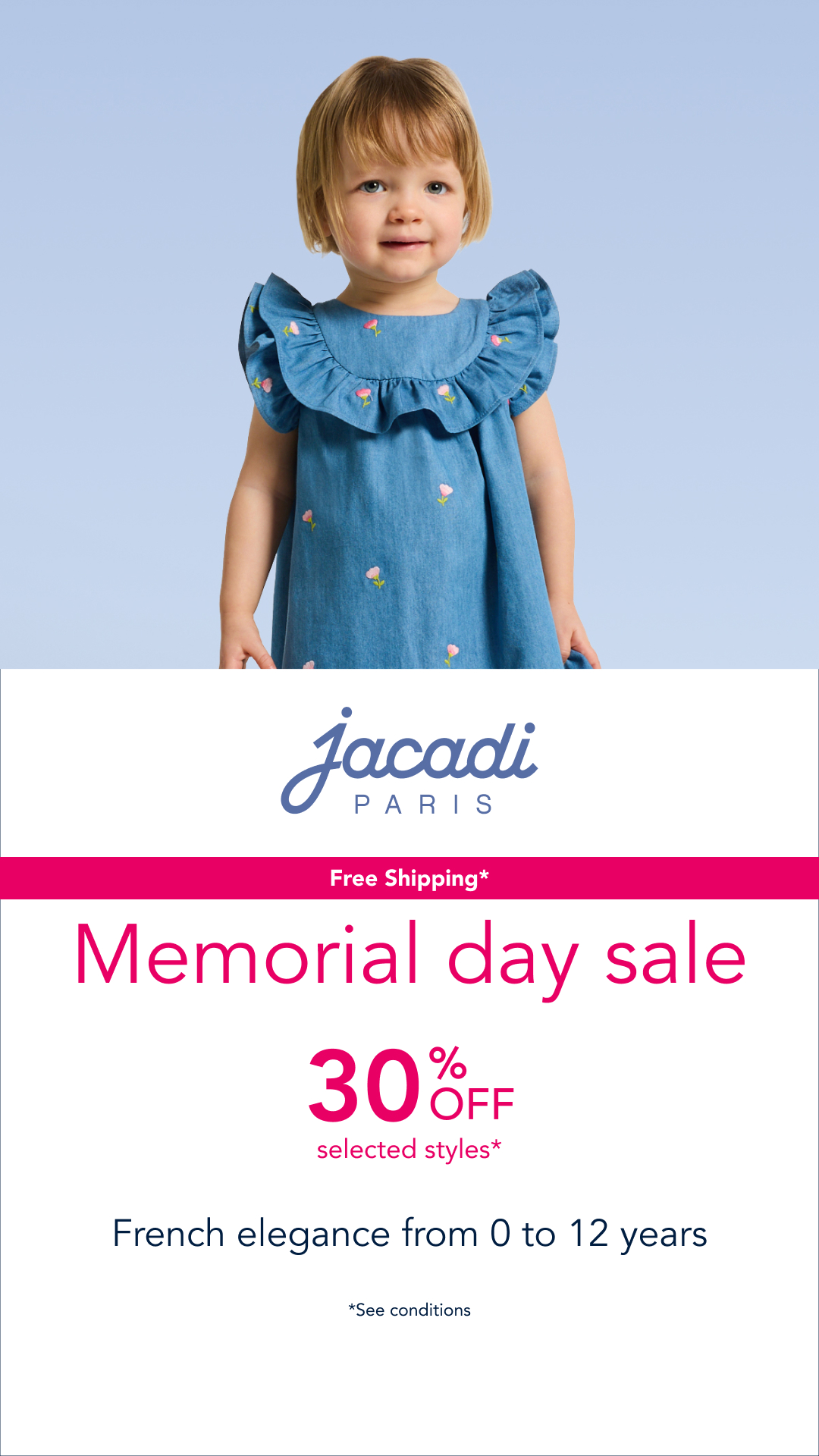 Jacadi Facebook ad
