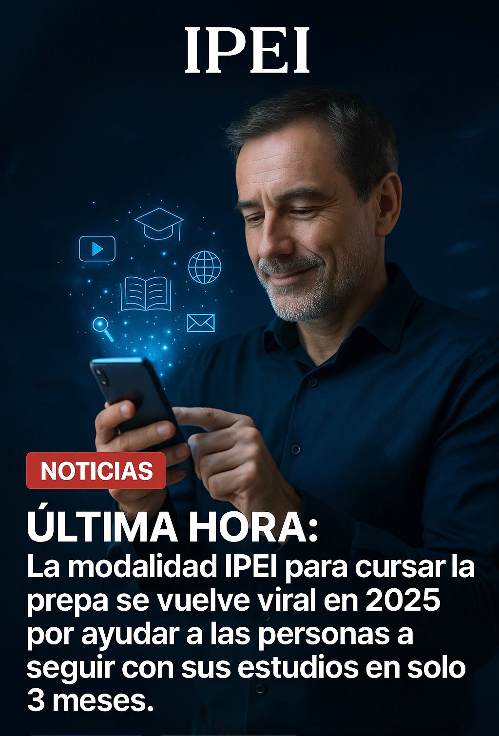 Instituto Privado IPEI Facebook ad: +5000 egresados nos respaldan