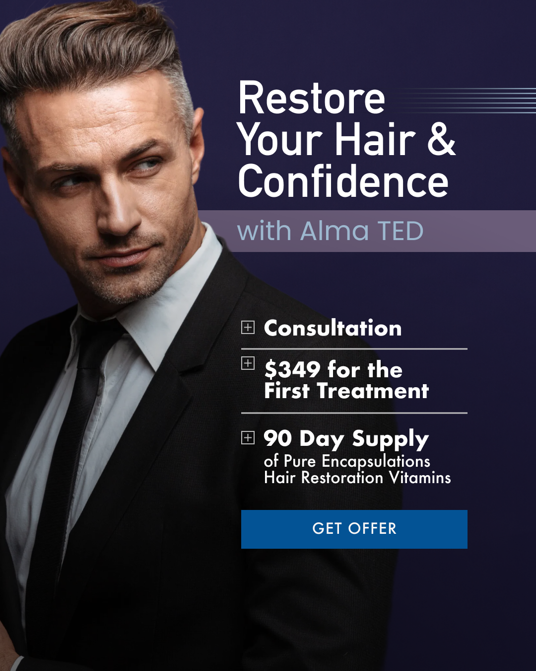 Elite Aesthetics & Medical Care, LLC Facebook ad: The NEW way of reversing hair loss…