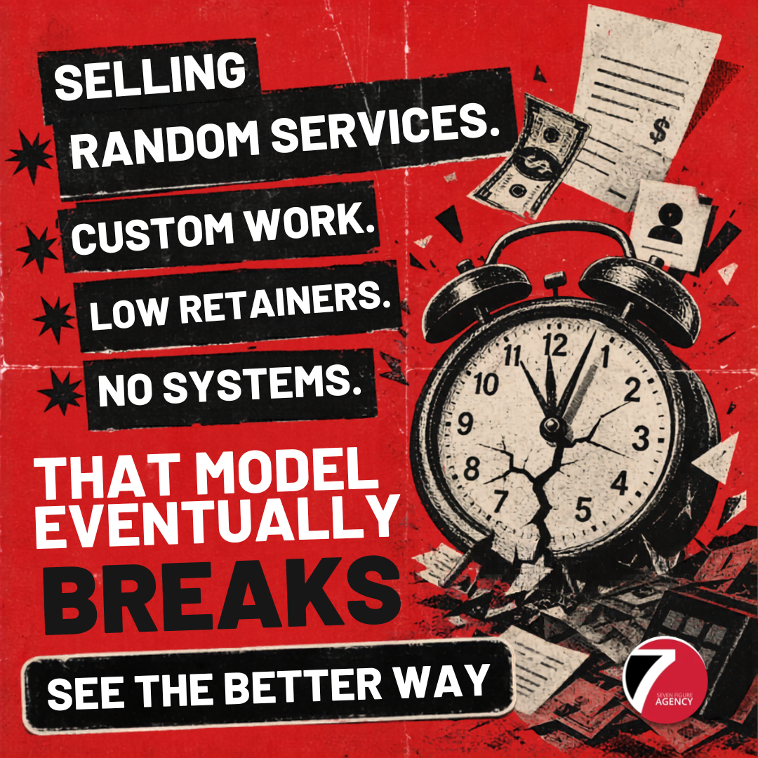 Seven Figure Agency Facebook ad