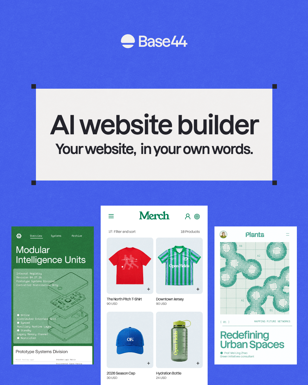 Base44 Facebook ad