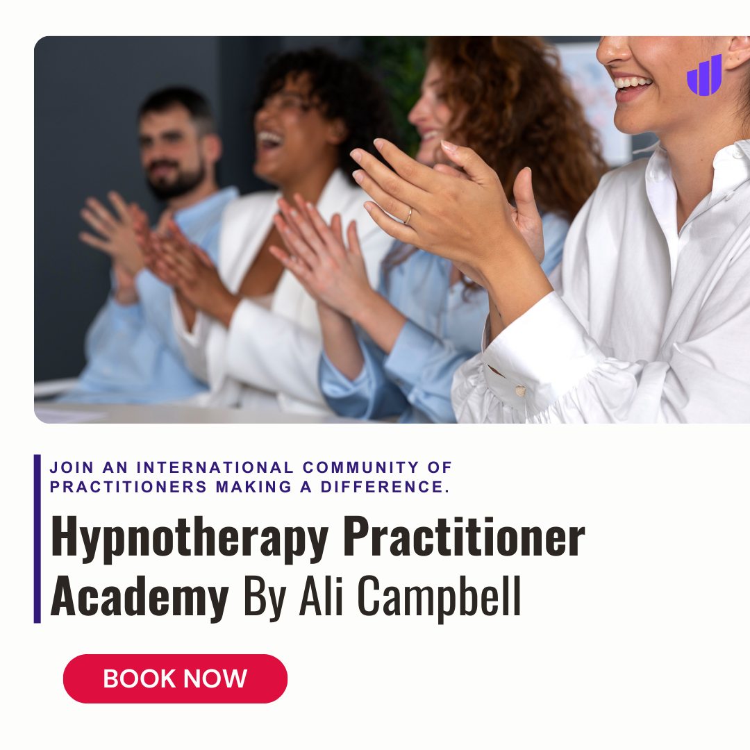 Doncaster Hypnotherapy Facebook ad: Train Live in Ali Campbell's Hypnotherapy Academy