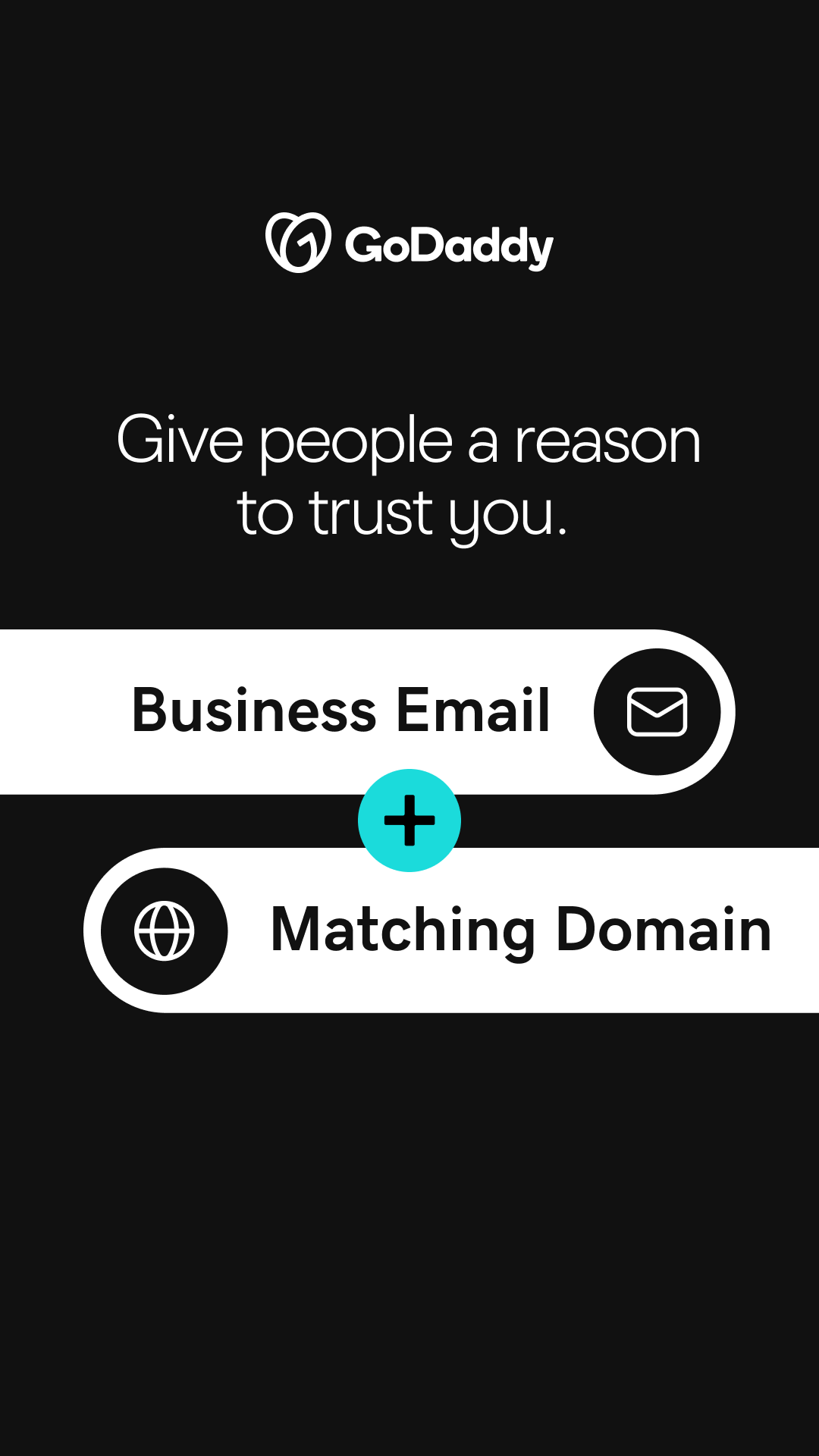 GoDaddy Facebook ad