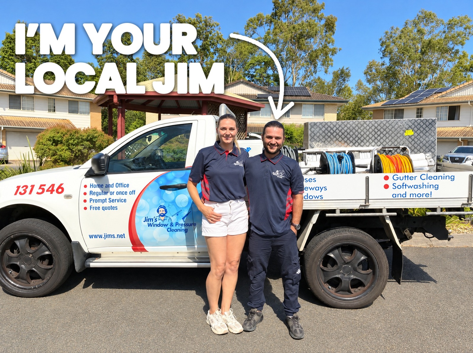 Jim's Window and Pressure Cleaning QLD Facebook ad