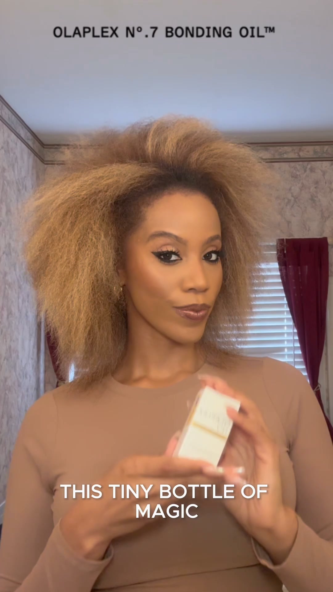 Olaplex Facebook ad: Shine, Repair, & Protect