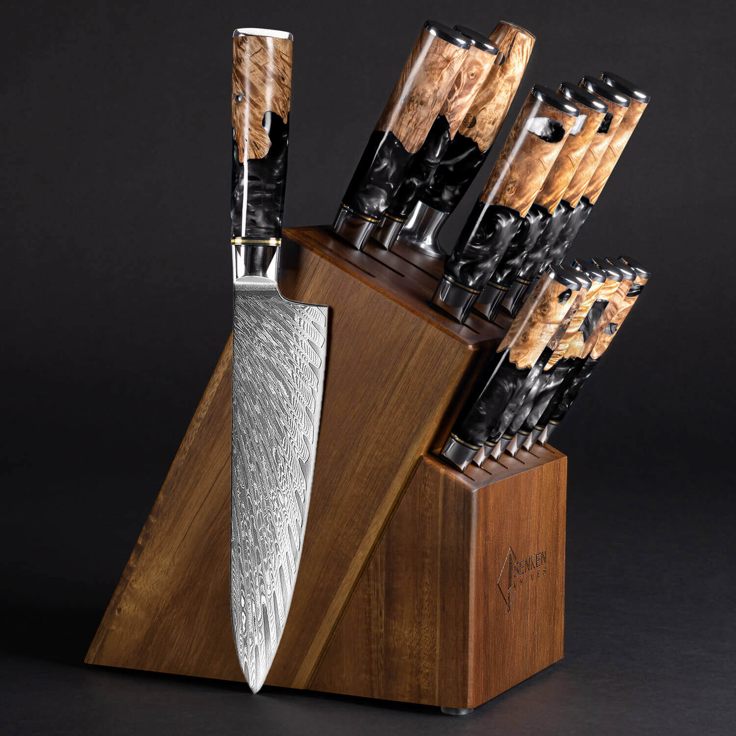Senken Knives Facebook ad: The Best-Selling Tsunami Knife Block Set, Now Available…