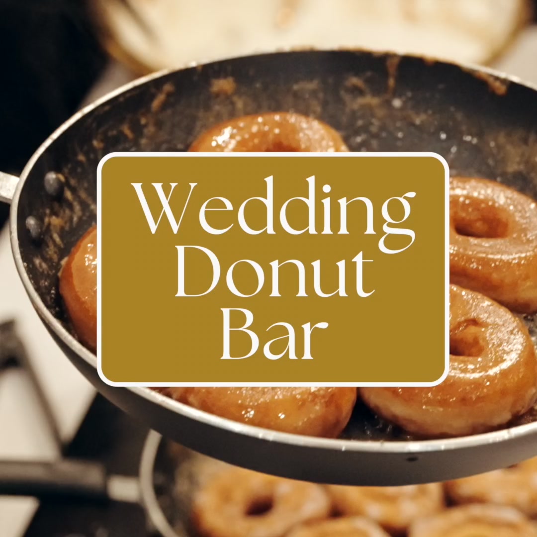 Crisp Catering Facebook ad: Flambé Donut Catering