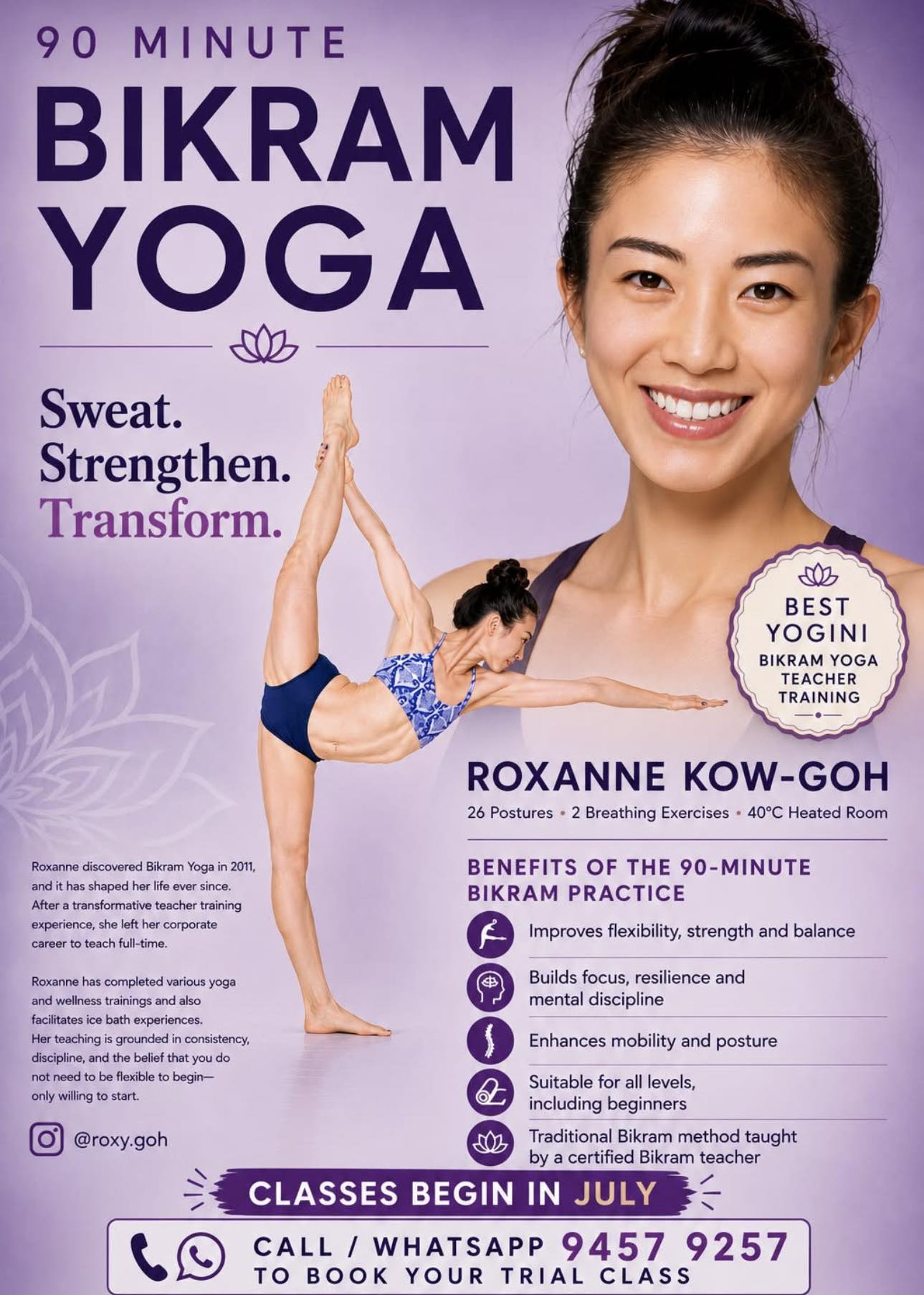 Our Yoga Place SG Facebook ad
