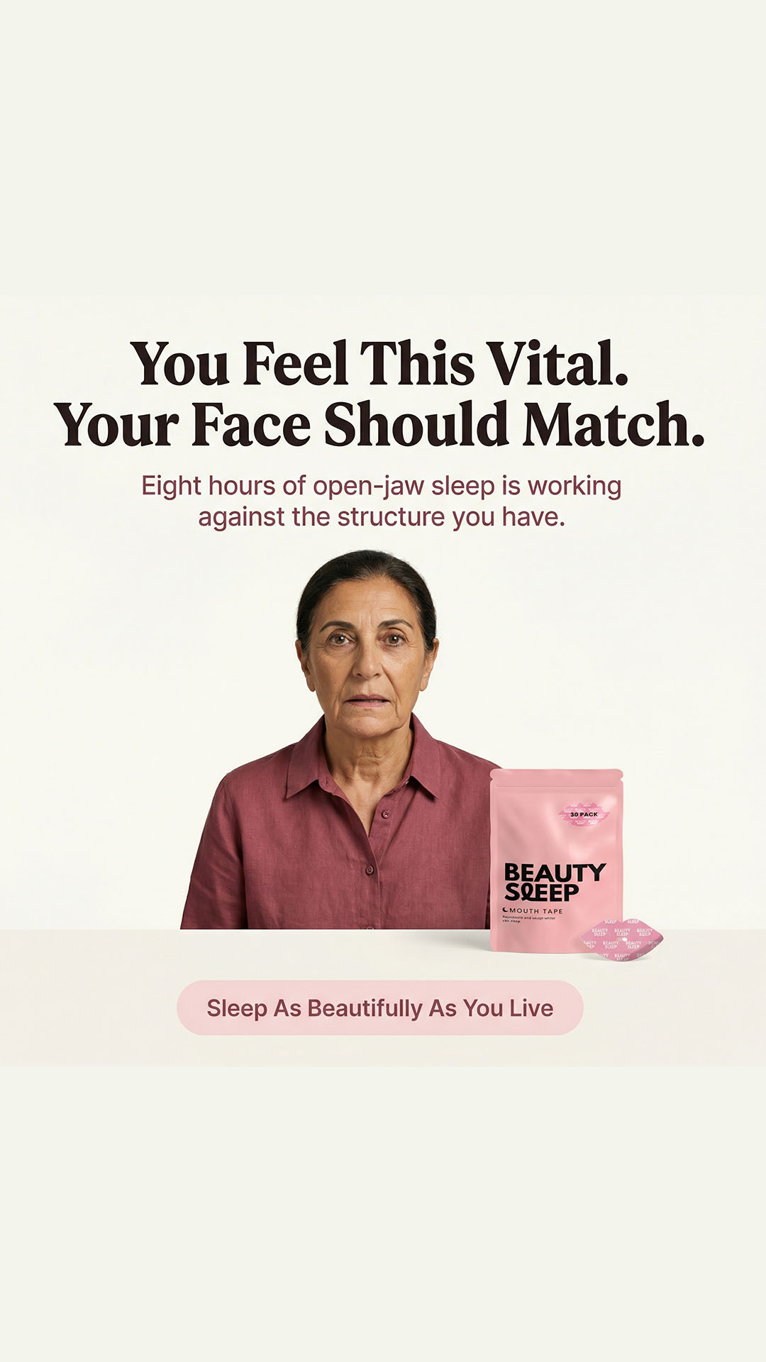 Beauty Sleep Facebook ad