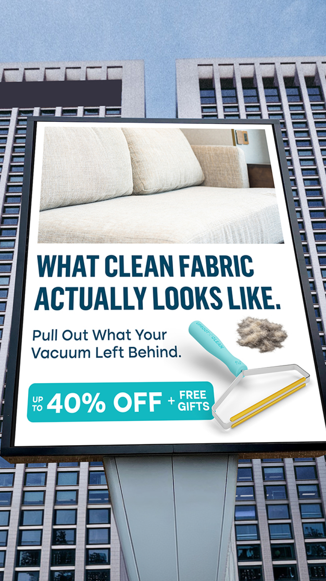 Uproot Clean Facebook ad