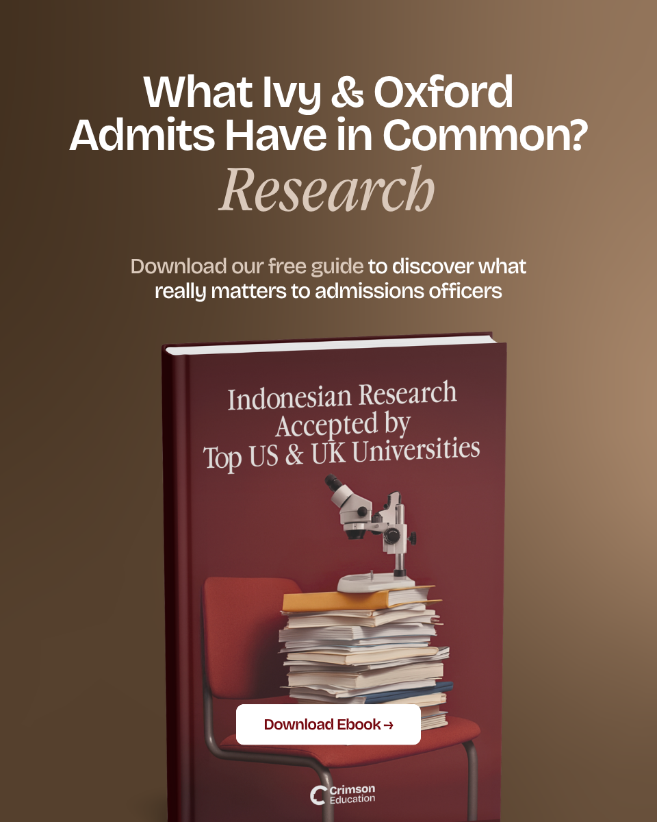Crimson Education Facebook ad