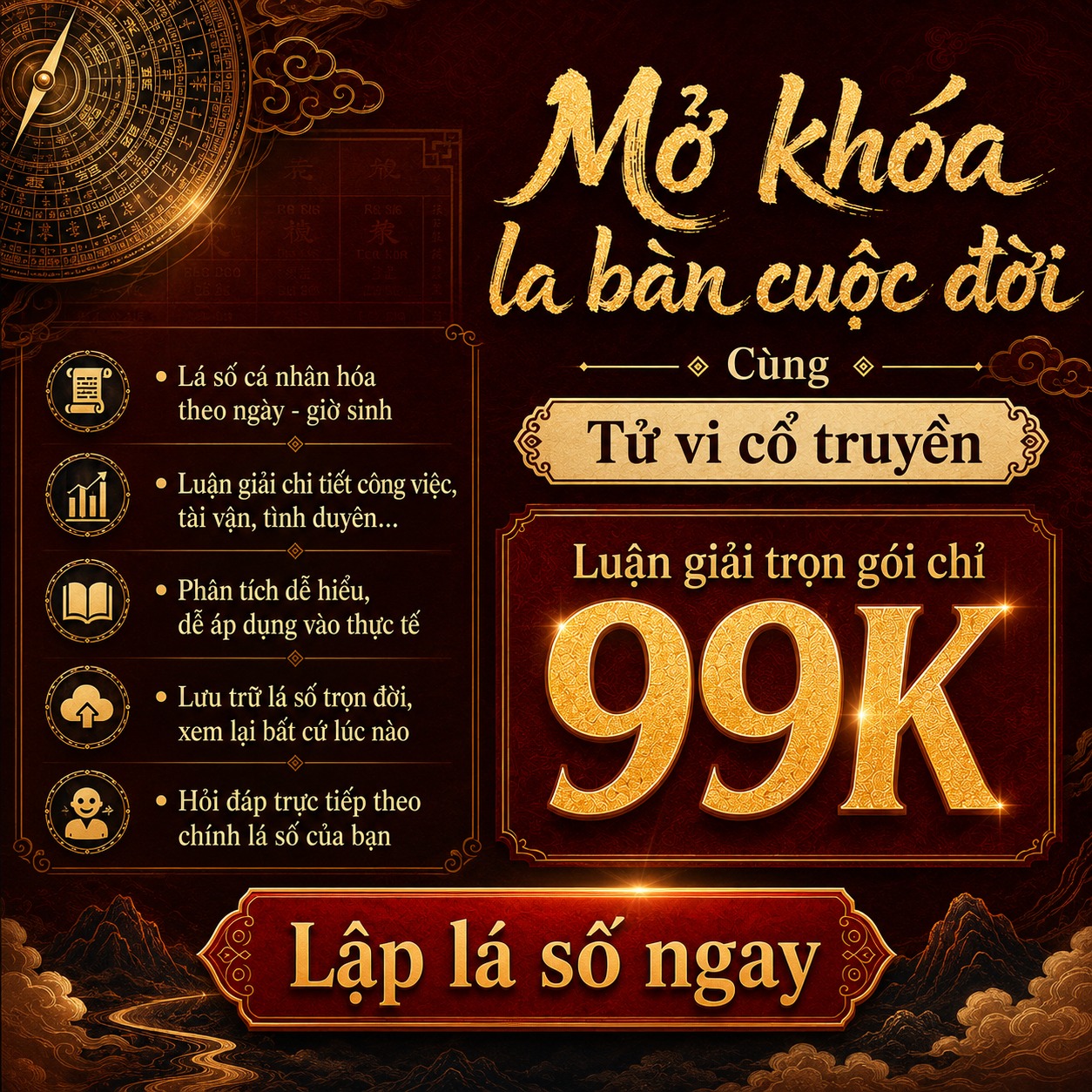Tử Vi Cuộc Đời Facebook ad: Mở khóa la bàn cuộc đời cùng Tử…