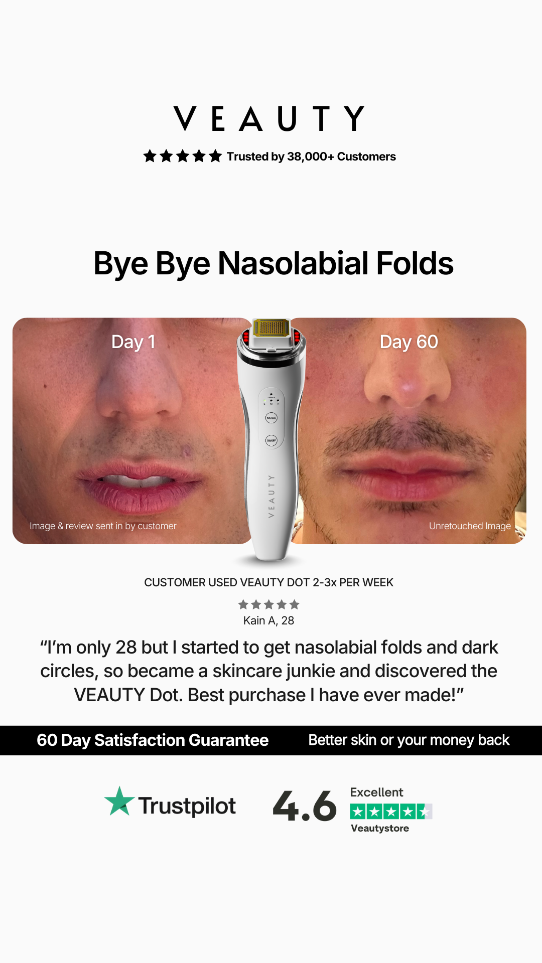 Veauty Facebook ad