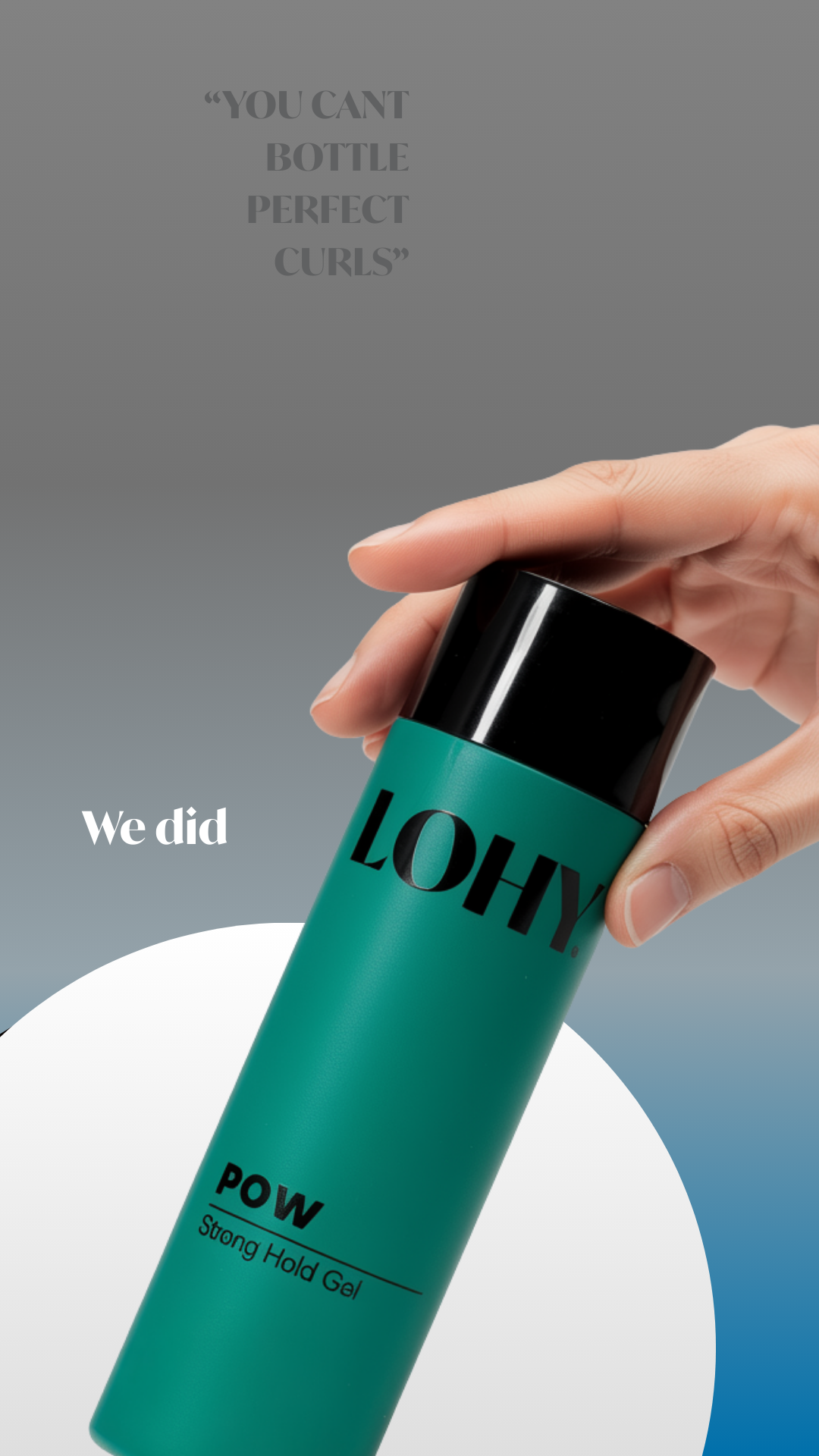 LOHY. Curls Facebook ad