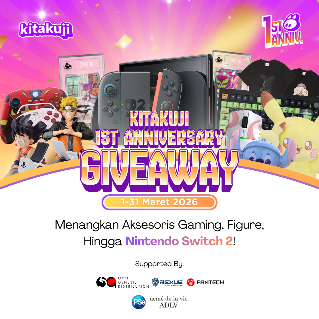 Kitakuji.id Facebook ad: 1st ANNIVERSARY GIVEAWAY KITAKUJI