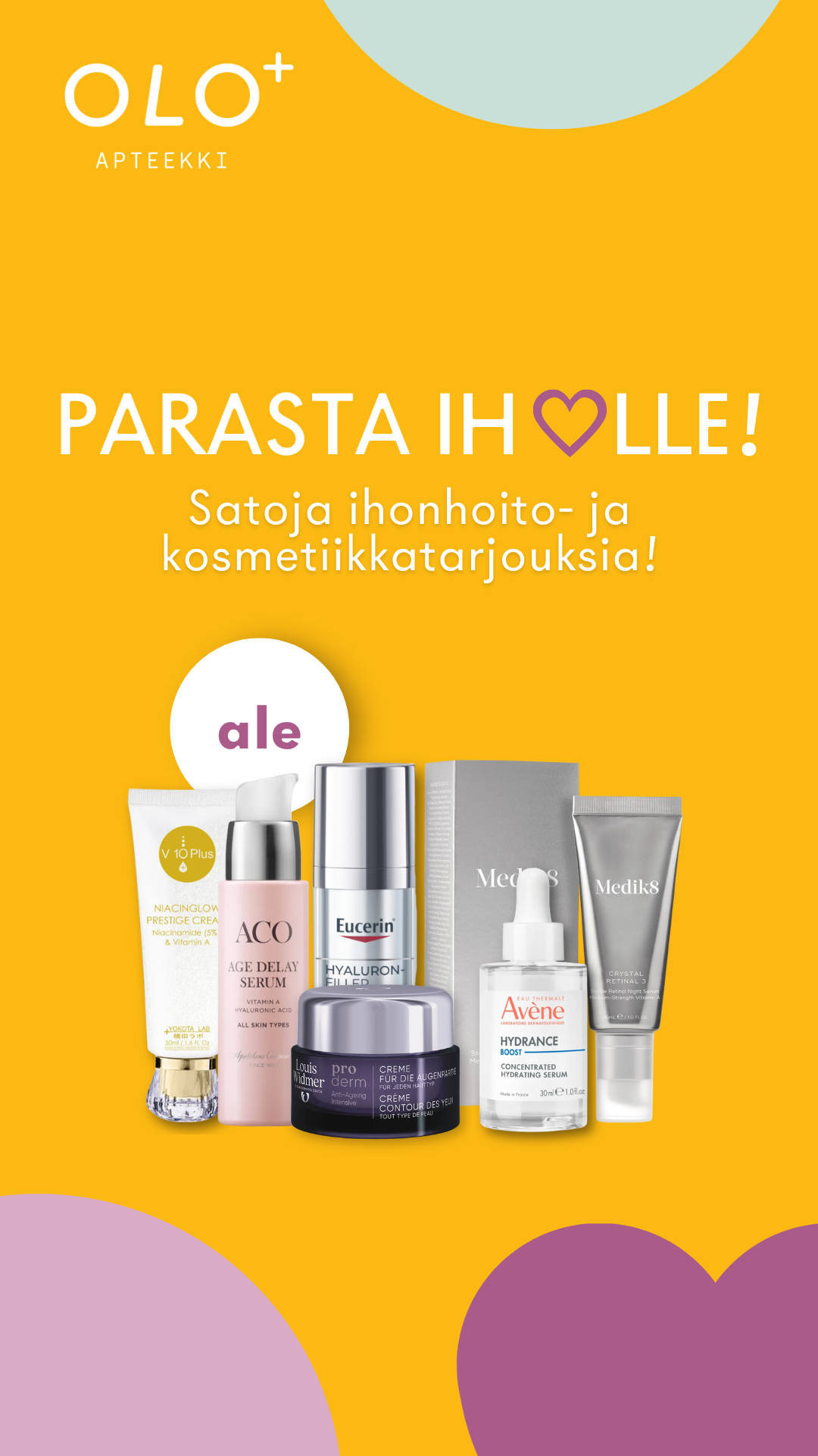 Olo-apteekki Facebook ad from Mar 1, 2026