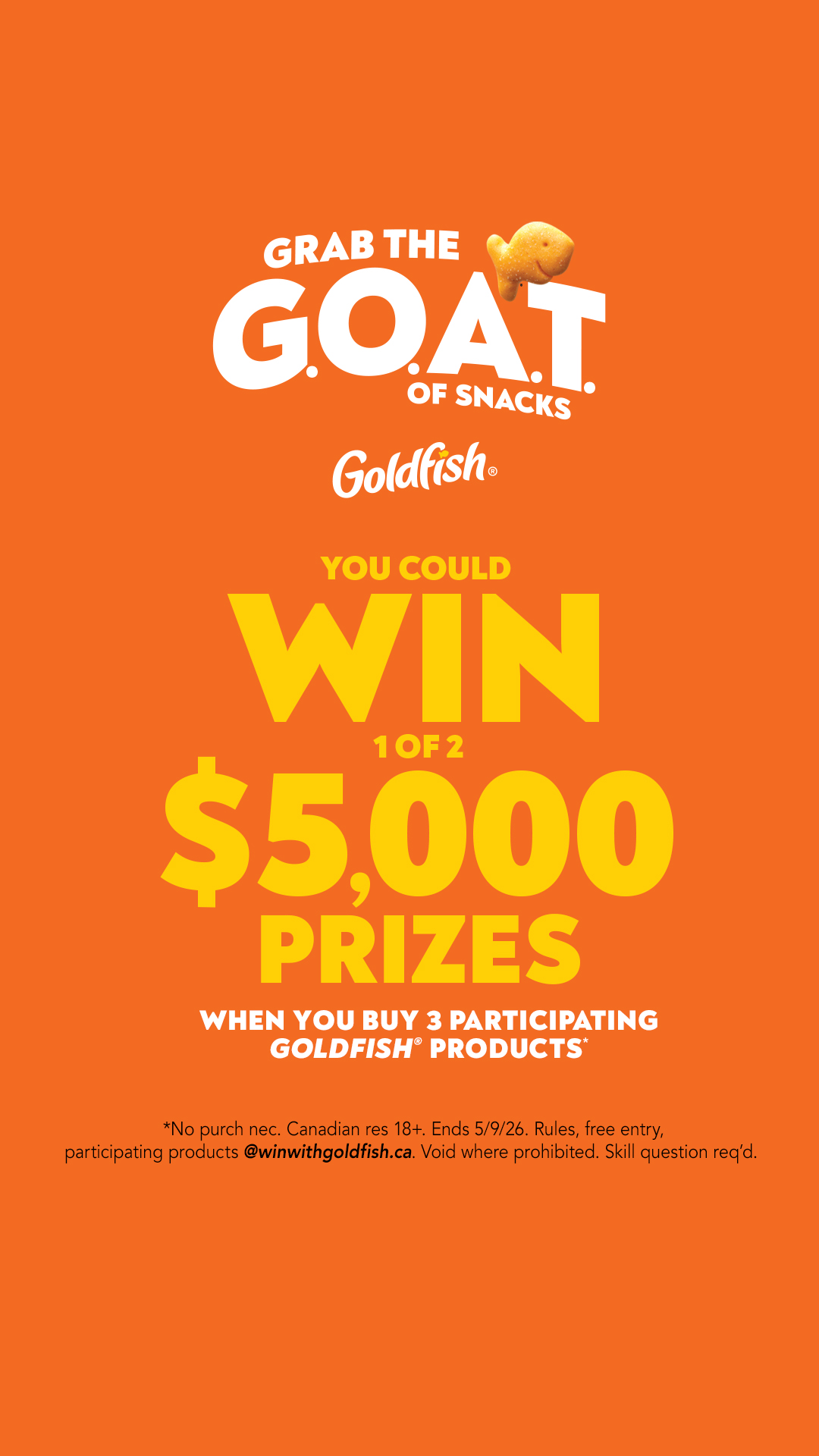 Goldfish Canada Facebook ad