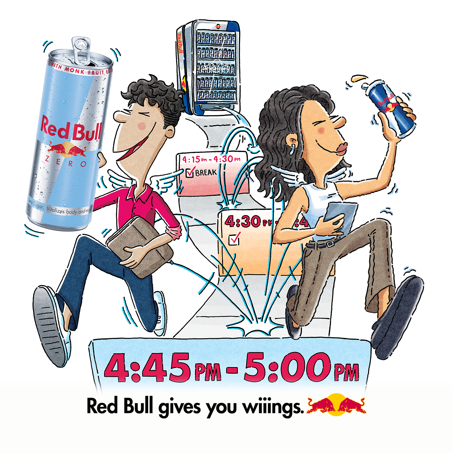 Red Bull Facebook ad: Zero Missed Tasks?