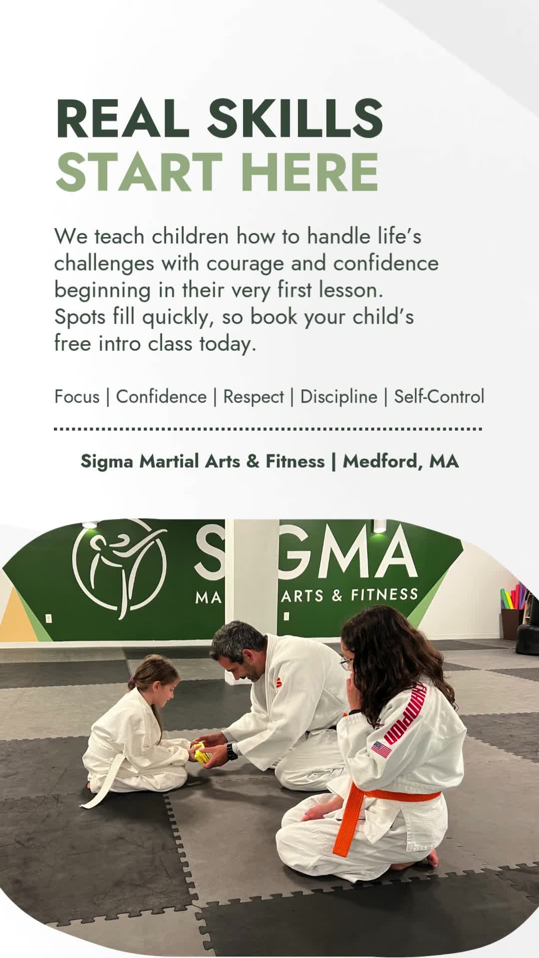 Sigma Martial Arts & Fitness Facebook ad