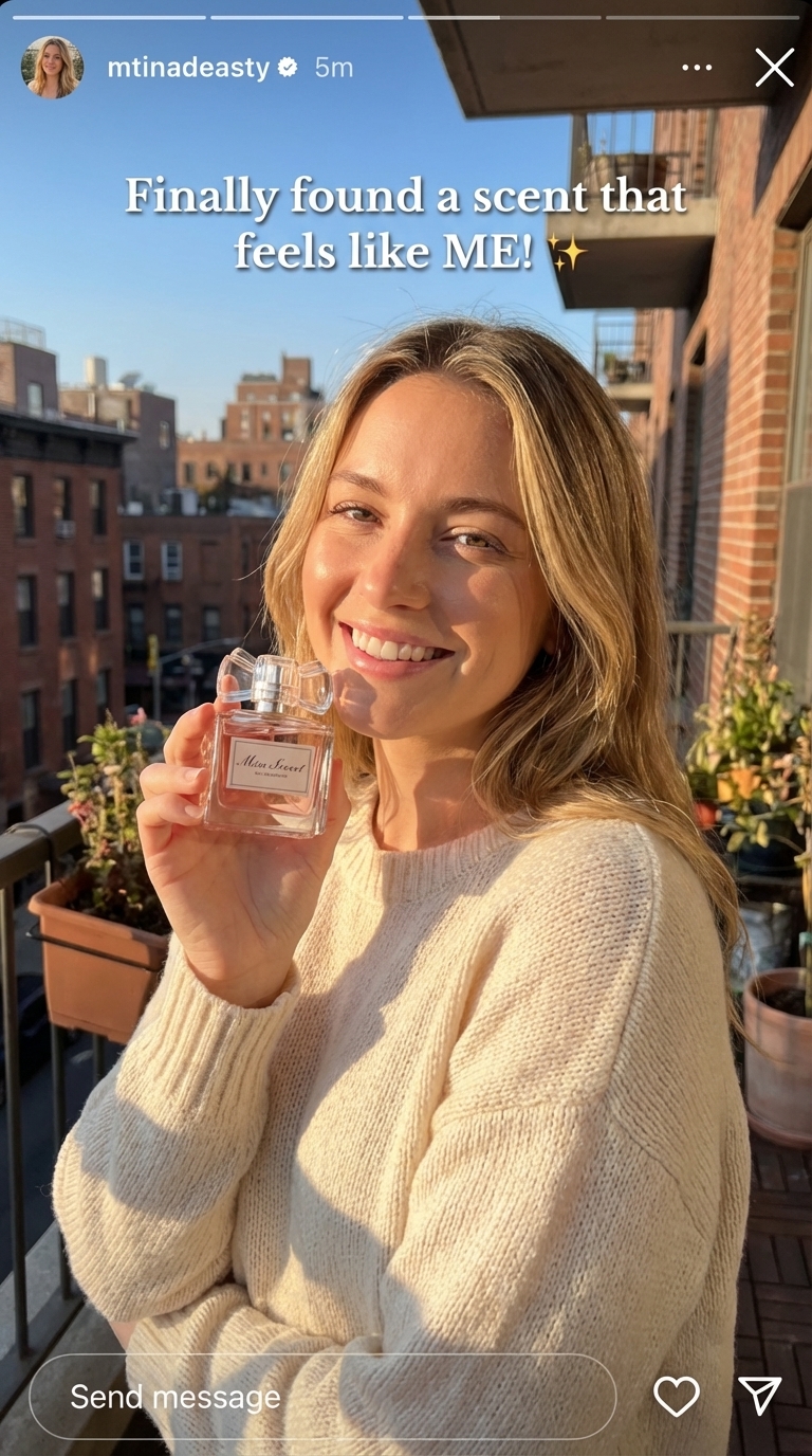 Emma Smith Facebook ad: My New Scent Obsession