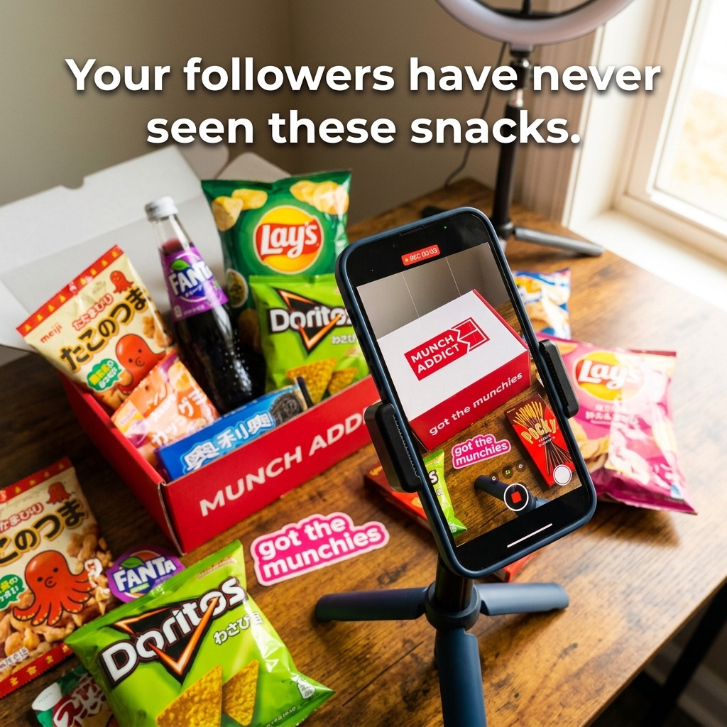 Munch Addict Facebook ad: Your audience hasn't seen these.