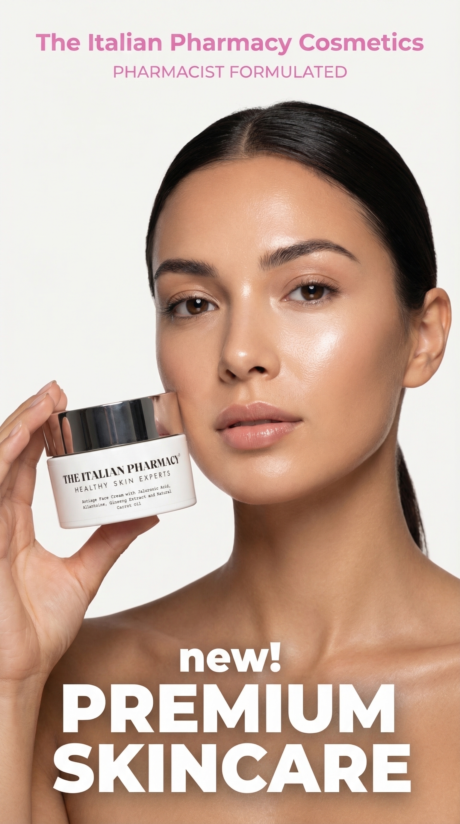 The Italian Pharmacy Facebook ad: Pharmacist-Crafted Italian Skincare