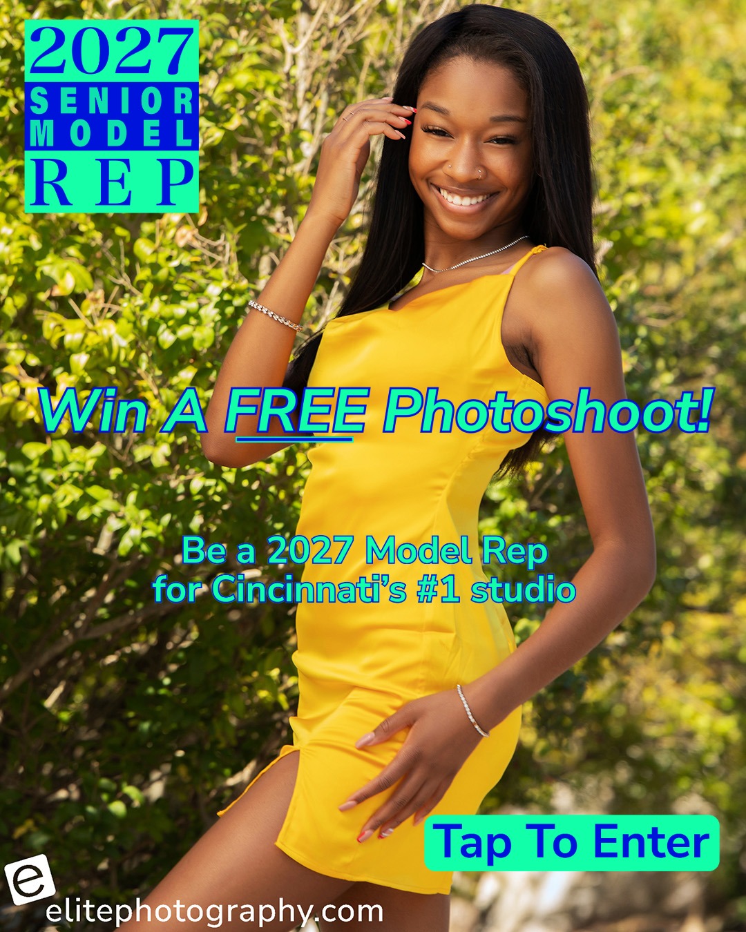 Elite Photography Facebook ad: LAST CHANCE: Win a FREE Photoshoot at Cincinnati's #1…