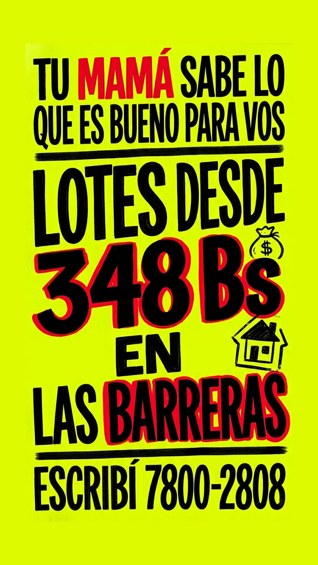 Urbanización Las Barreras Facebook ad: A 7 MIN WARNES