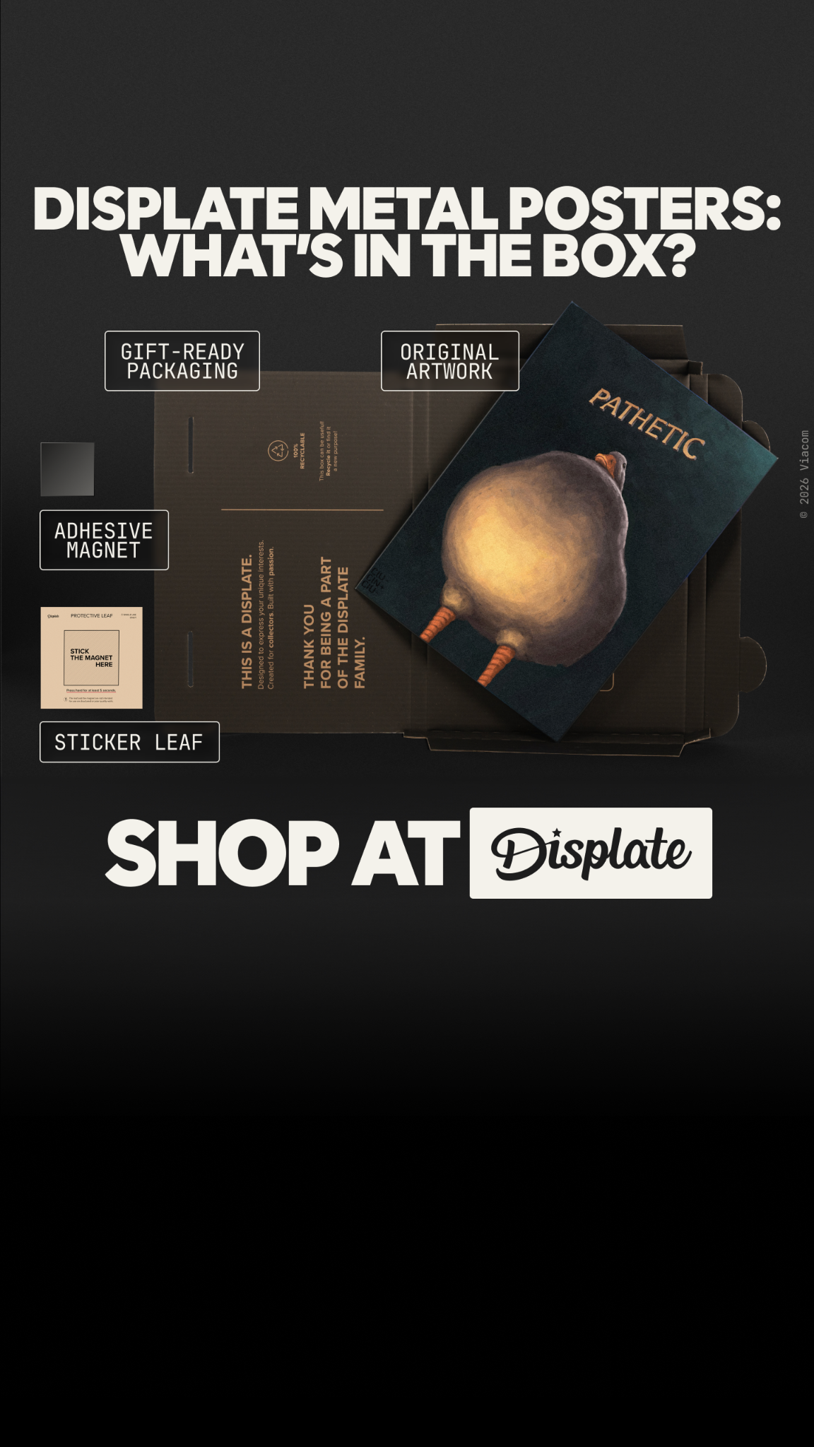 Displate Facebook ad