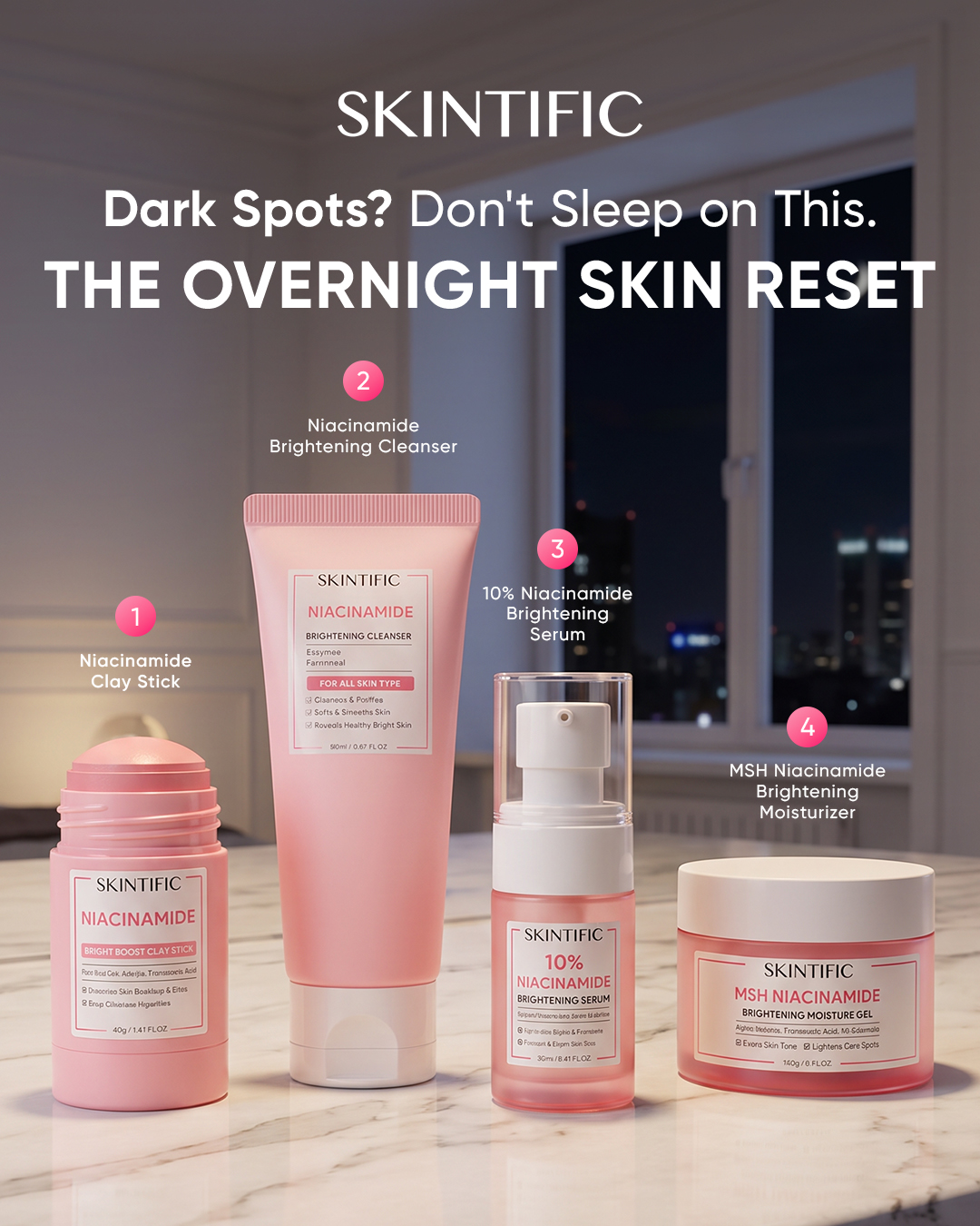 SkintificShop Facebook ad