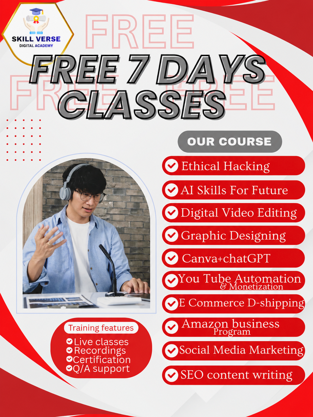 SkillVerse Facebook ad