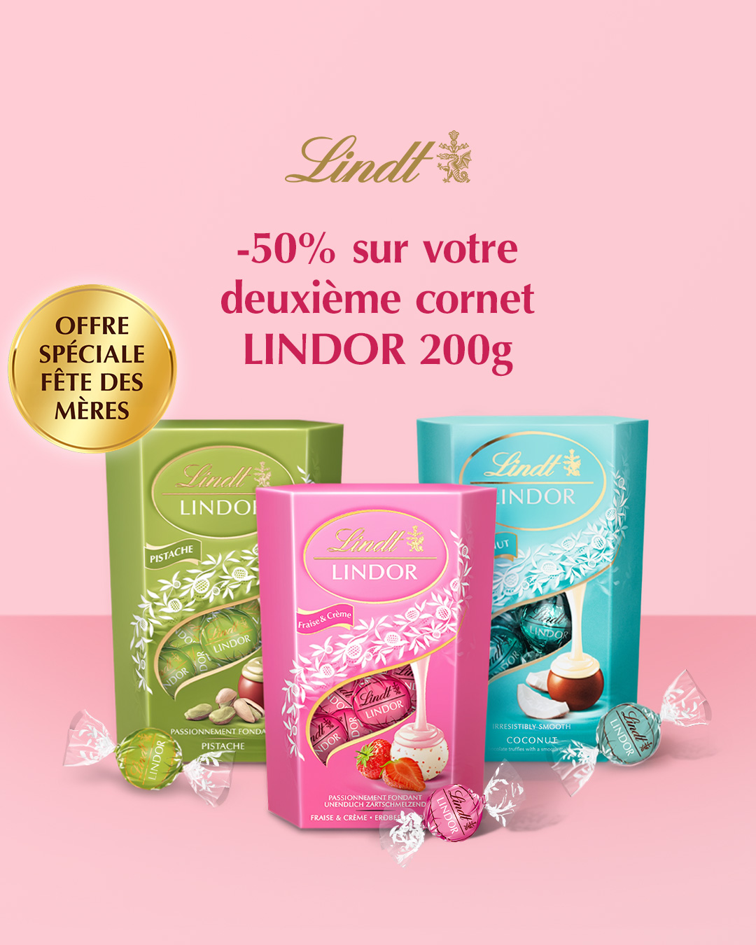 Lindt Facebook ad