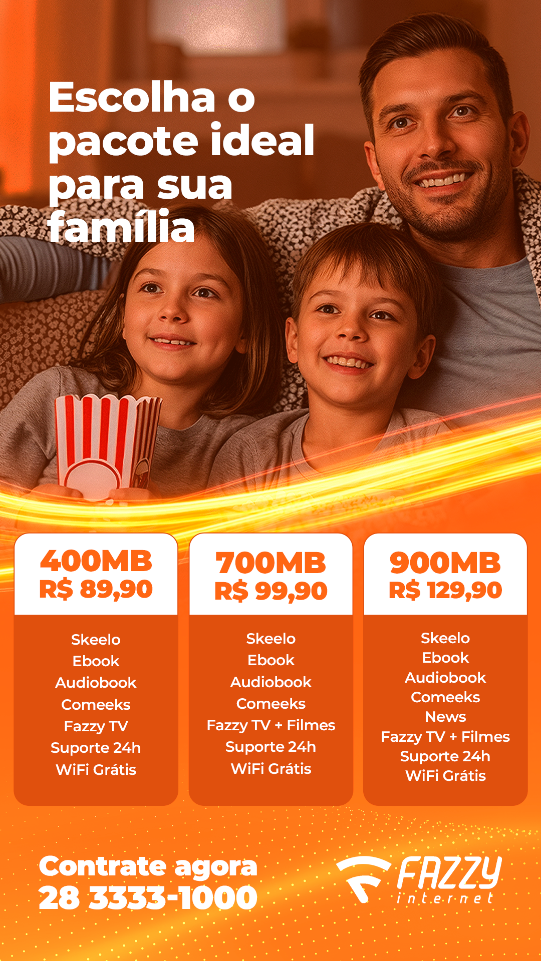 Fazzy Internet Facebook ad from Dec 30, 2025
