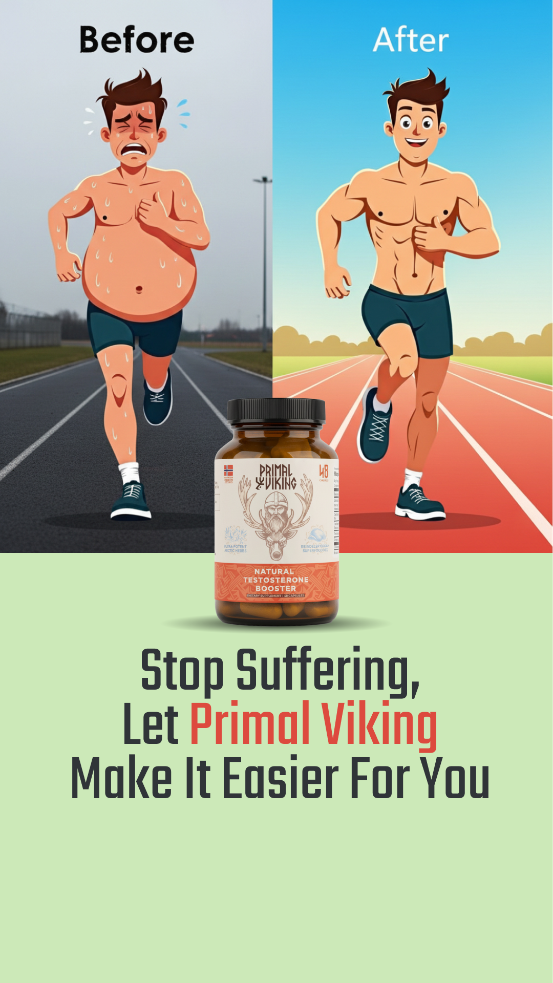 Primal Viking Facebook ad