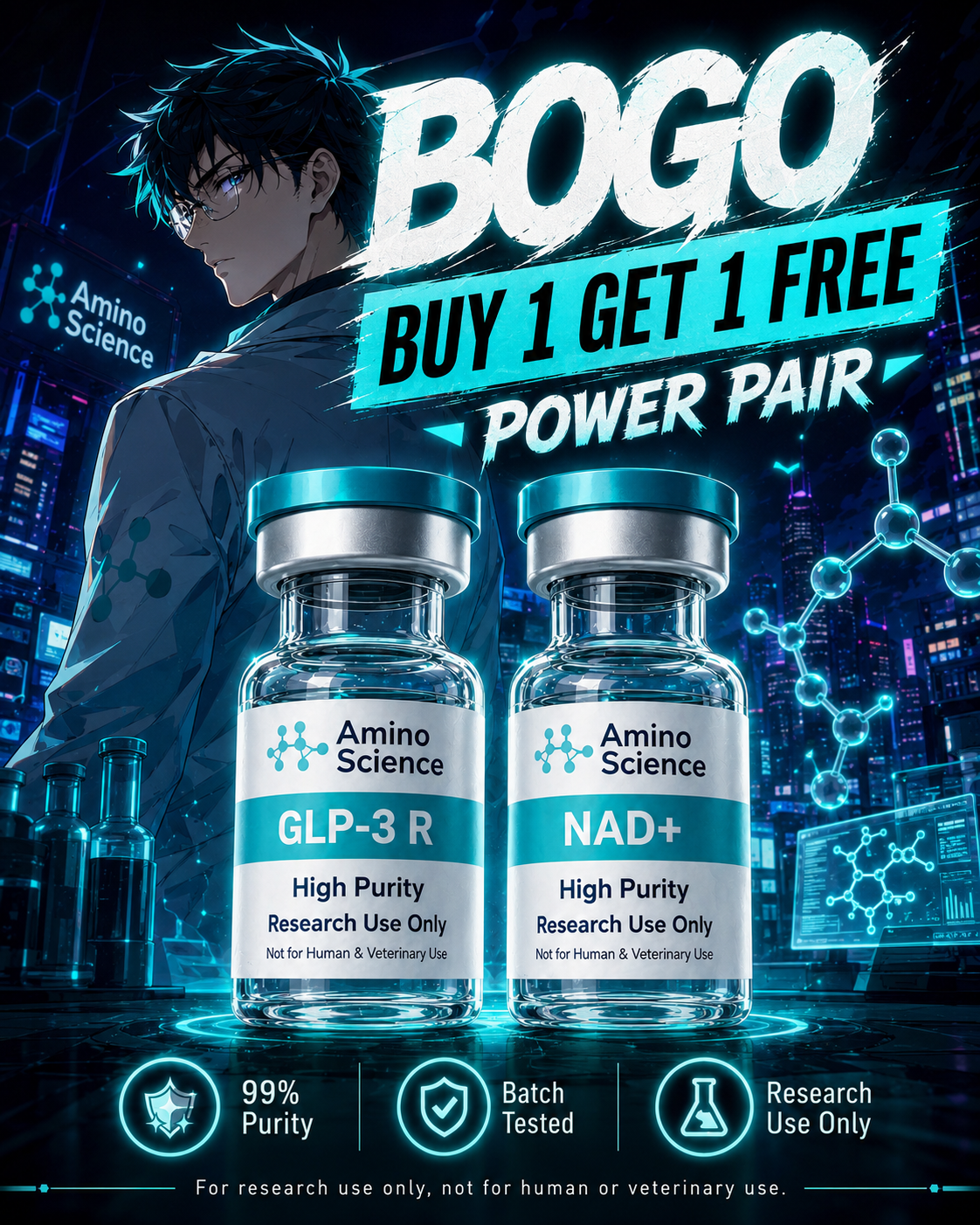 Amino Science Labs Facebook ad