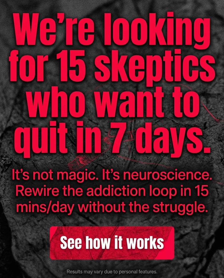 Hypnosis to Stop Smoking Facebook ad
