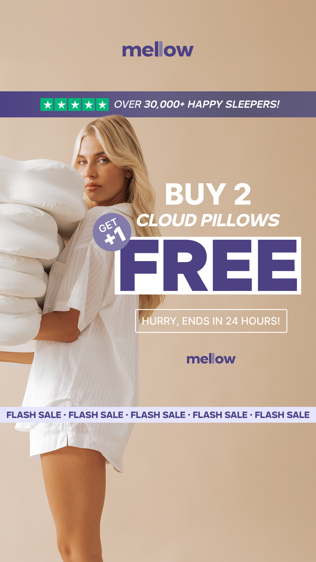 Mellow Sleep Facebook ad