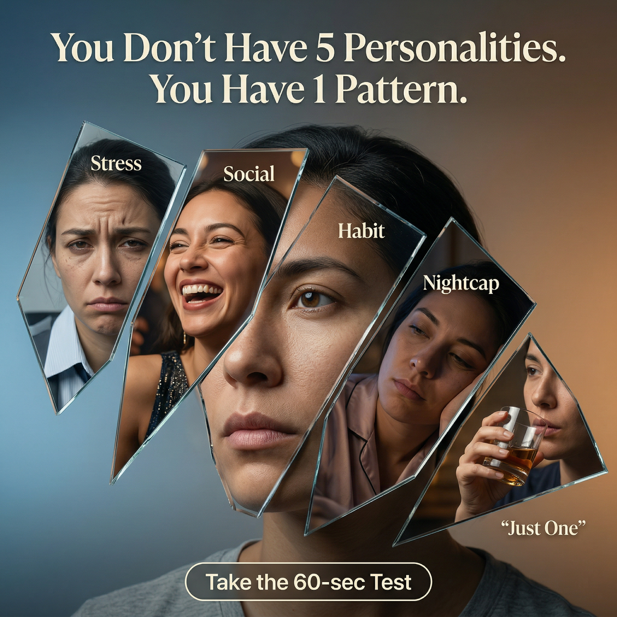 Hypnosis to Stop Drinking Facebook ad