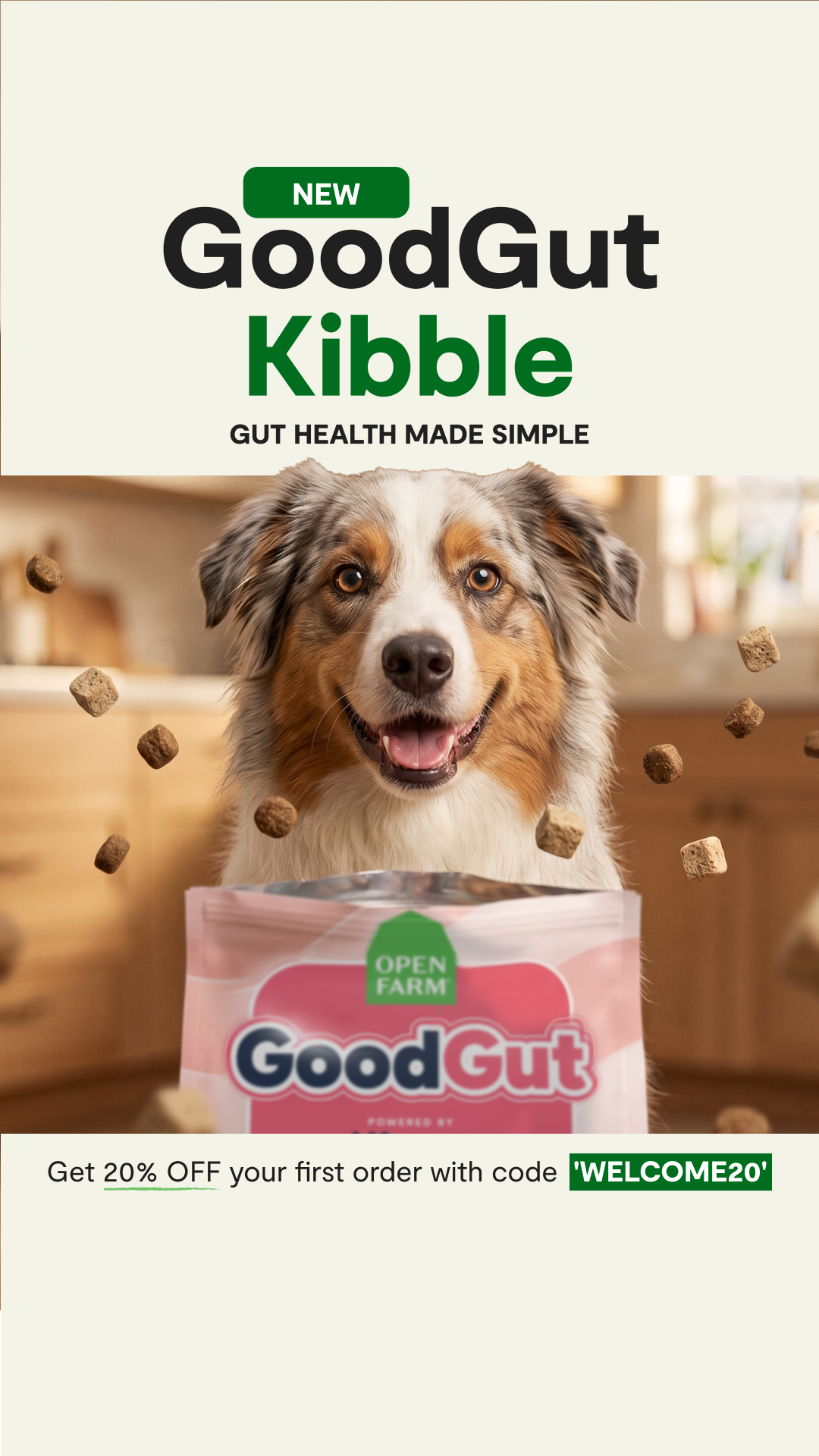 Open Farm Facebook ad