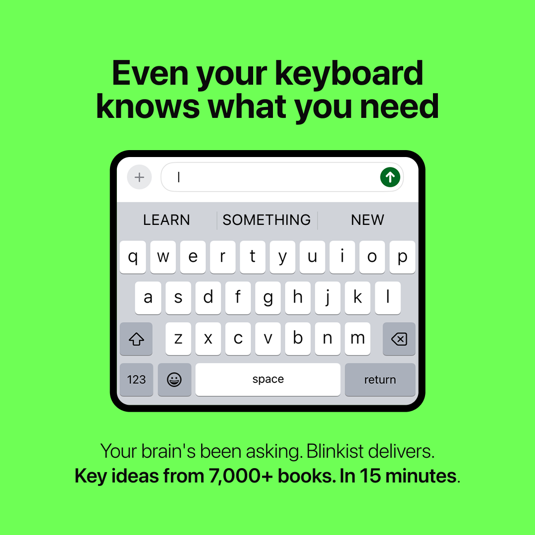 Blinkist Facebook ad