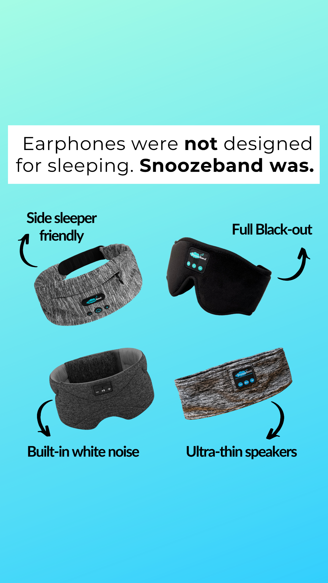 SnoozeBand Facebook ad