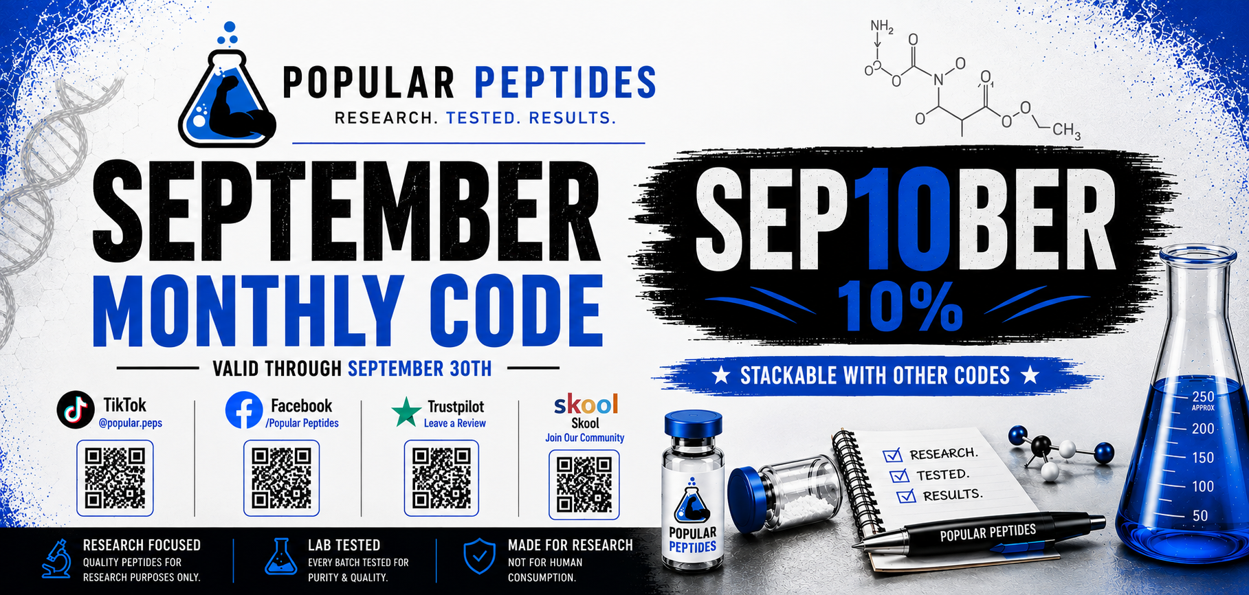  Popular Peptides Facebook ad